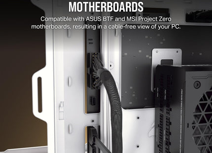 Case Gaming Corsair 2500X | Media Torre | Vidrio Templado | Doble Cámara | White