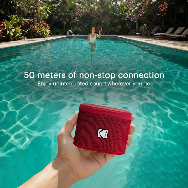 Parlante Kodak Soundbrix Rojo, B0DQVCD3VX