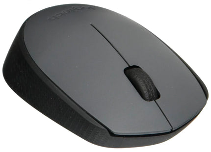 Mouse Logitech M170 vista lateral derecha diseño ambidextro