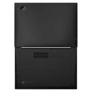 Detalle de bisagra y construcción premium de ThinkPad X1 Carbon Gen 10