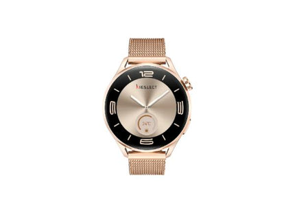 Kieslect Smartwatch para Dama 1.32" AMOLED Dorado, Lora Reno 3