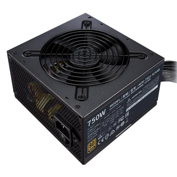 Fuente de Poder Cooler Master MWE Bronze V2 750W | Certificación 80 Plus Bronze | MPE-7501-ACAAB-US