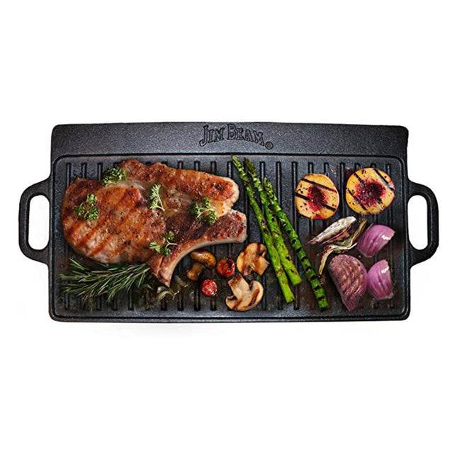 Jim Beam Parrilla / Plancha 20" Hierro Fundido