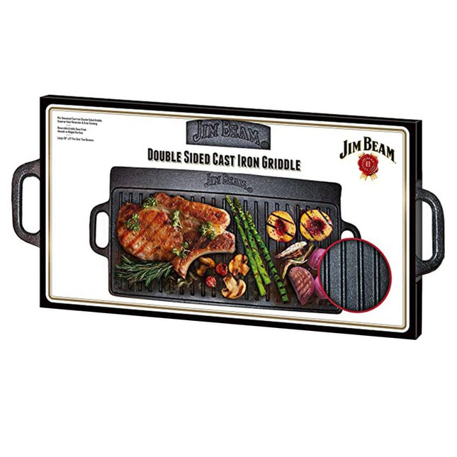 Jim Beam Parrilla / Plancha 20" Hierro Fundido