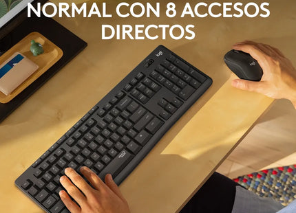 <h2>Teclado y Mouse Logitech MK295 Silent Inalámbrico Español | 920-009792</h2>