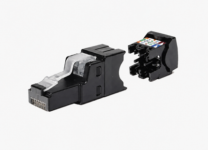 Panduit TX6A™ FP6X88MTG Plug RJ45 UTP Categoría 6A de Terminación en Campo 22-26 AWG Negro