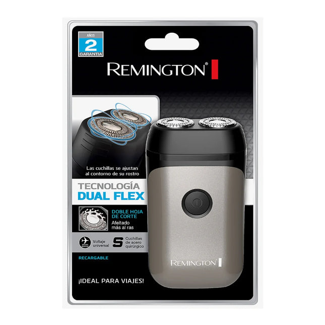 Afeitadora Eléctrica Remington R95 | Modelo R95 (110) F | Rotativa | Cuchillas Dual Track | Uso Seco | Ideal para Viaje