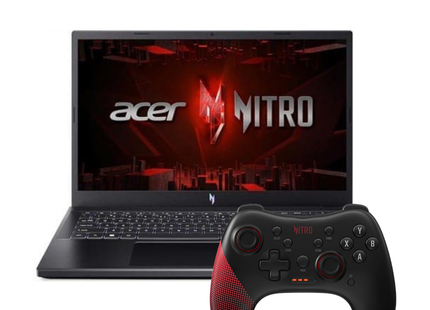 Caja Abierta - Combo Gaming Laptop Acer Nitro V 15 + Control Nitro NGR200 | 15.6” FHD 144Hz | i9-13900H | 16GB | SSD 512GB | RTX 4060 8GB