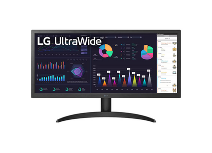 MONITOR 26" LG 26WQ500-B WFHD 2560 x 1080 75 HZ HDMI PLANO SLIM 195174035245