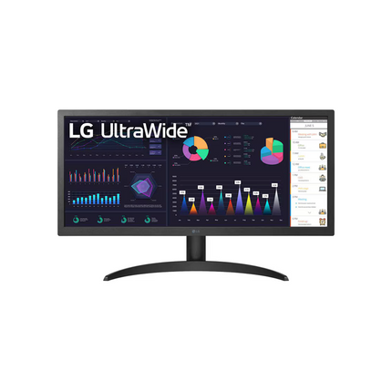 MONITOR 26" LG 26WQ500-B WFHD 2560 x 1080 75 HZ HDMI PLANO SLIM 195174035245