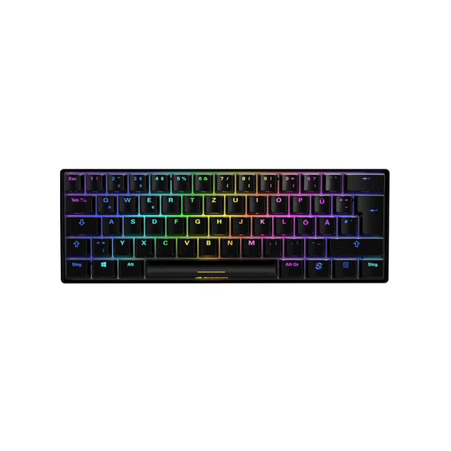 Teclado Gaming RGB Sharkoon Skiller SGK50 S4 TKL | Mecánico | Switch Rojo | Alámbrico USB | Inglés