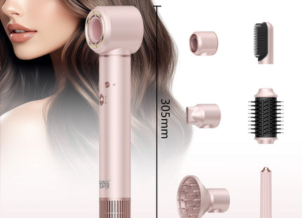 Secadora de Cabello Multifuncional Winning Star ST-2292, 6 en 1, 1300W