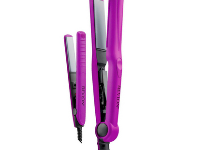 Set de Planchas 1” y ½” Magenta Revlon | Para alisar y dar forma con precisión en casa o de viaje