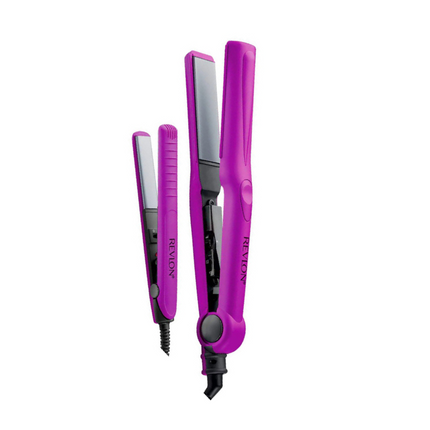 Set de Planchas 1” y ½” Magenta Revlon | Para alisar y dar forma con precisión en casa o de viaje