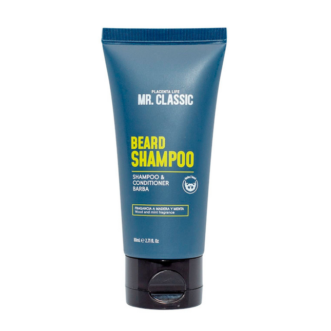 Shampoo & Acondicionador de Barba Placent Life | 80ml | Limpieza y suavidad en un solo paso para barbas saludables