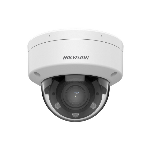 Cámara de Seguridad Hikvision DS-2CD1763G2-LIZSU | 6MP | Dome Varifocal Motorizada | Lente 2.8–12mm | H.265+ | Audio | Luz Estroboscópica | Alarma