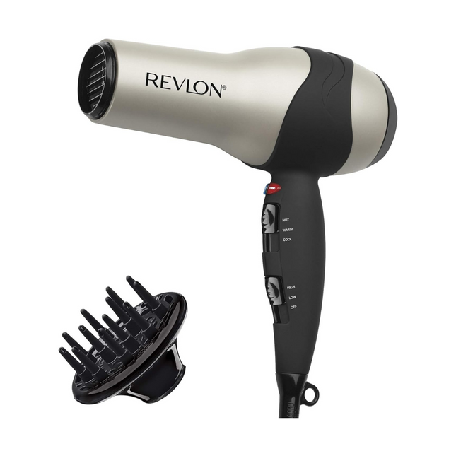 Secadora Volumi Turbo Revlon RV473CP | Para secar y dar volumen a tu cabello con potencia profesional