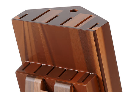 Set de Cuchillos Winning Star ST-7807, 15 Piezas con Base