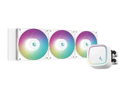 Enfriamiento Líquido DeepCool LE720 | 360mm | ARGB | Para CPU | Blanco