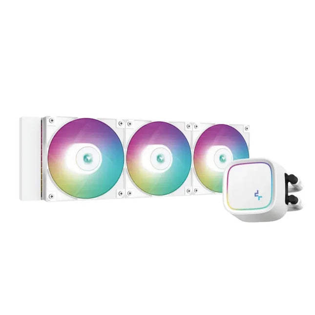 Enfriamiento Líquido DeepCool LE720 | 360mm | ARGB | Para CPU | Blanco