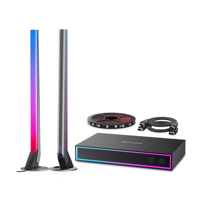 Kit HDMI Gaming Govee H6601 | Smart RGBIC Gaming Sync Box + Light Strip + Light Bars