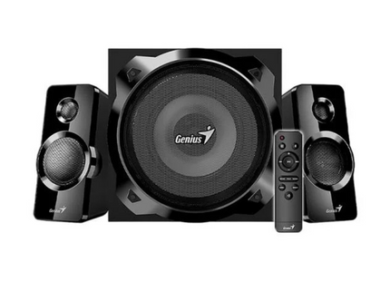 Parlantes Genius RS2 SW-2.1 1850BT | Sistema de Sonido | Subwoofer | 50W RMS | Bluetooth 5.3 | RCA | Óptica