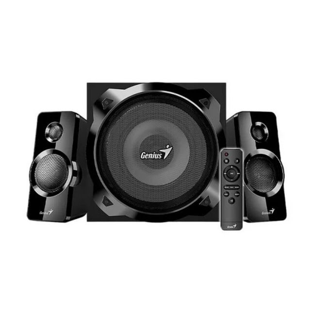 Parlantes Genius RS2 SW2.1 | Bluetooth | 50W RMS | 2.1 Canales | Subwoofer Incluido | Control de Volumen