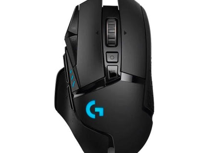 Mouse gaming G502 Lightspeed vista detalle de botones laterales programables