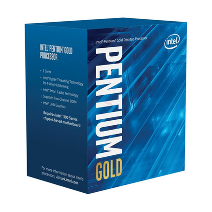 Procesador Intel Pentium Gold G6400 | 10ª Gen | 4.0 GHz | 2 Núcleos | 4MB Caché | LGA 1200