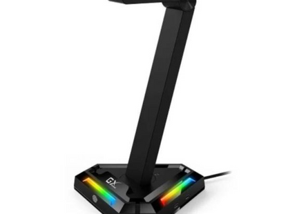 Soporte para Headset Genius GX-UH100 | Soporte Vertical | Iluminación RGB | Estructura Antideslizante | USB