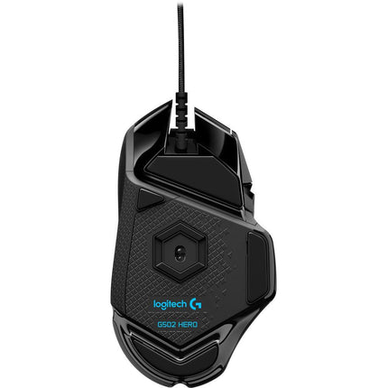 Mouse Gaming RGB Logitech G502 HERO | Alámbrico | Sensor HERO 25K | 11 Botones Programables | RGB