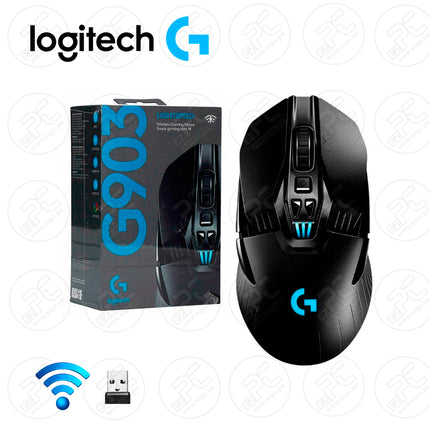 Mouse Gaming RGB Logitech G903 HERO | Inalámbrico con Receptor | 25600 DPI