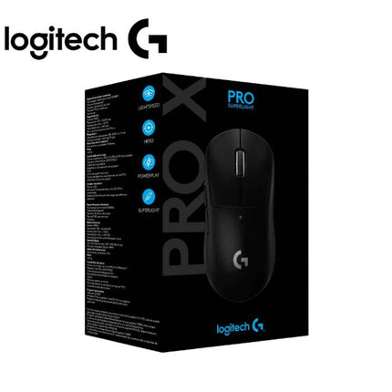 Mouse Gaming Logitech PRO X SUPERLIGHT | Inalámbrico | LIGHTSPEED | Sensor HERO 25K
