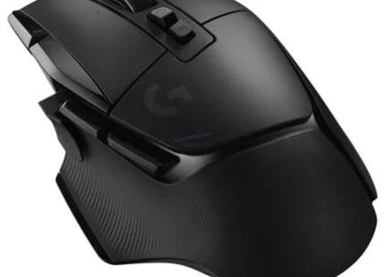 Mouse Gaming Logitech G502 X Lightspeed vista superior mostrando rueda scroll y switches