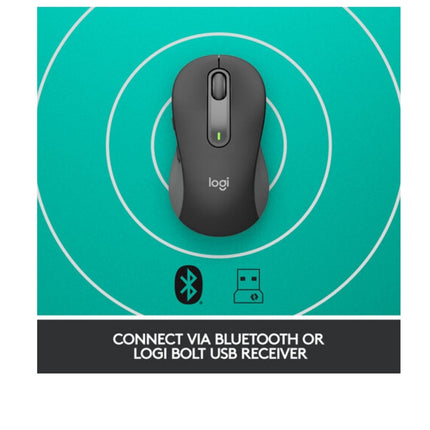 Mouse Logitech Signature M650 Inalámbrico | Bluetooth | 1000 DPI | USB
