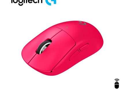 Mouse Gaming Logitech Pro X Superlight 2 vista superior mostrando diseño ergonómico