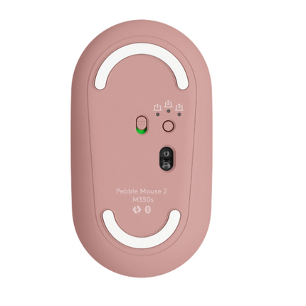 Mouse Logitech Pebble 2 M350S | Inalámbrico | Bluetooth + Receptor USB | Diseño Compacto