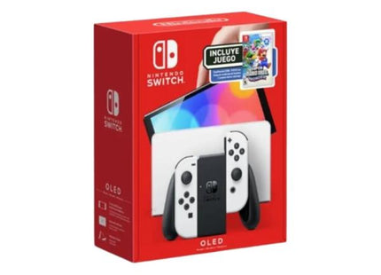 Nintendo Consola Switch OLED 64GB Blanca + Mario Bros. Wonder