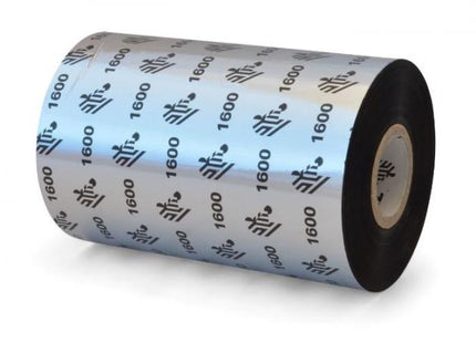 RIBBON DE CERA ZEBRA 4.33" X 500 METROS NUCLEO 1" 1600 STANDARD ZEB-01600BK11045