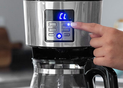 Black+Decker Cafetera Programable 12Tz, CM1331S-LA