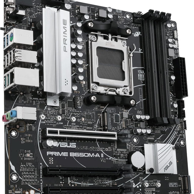 Tarjeta Madre ASUS PRIME B650M-A II-CSM | Socket AM5 | DDR5 | PCIe 4.0 | Wi-Fi 6