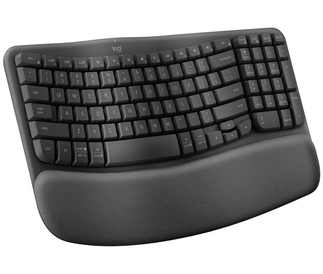 Teclado Logitech Ergo Wave Keys | Inalámbrico | Bluetooth | Inglés