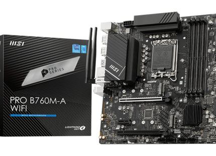 Tarjeta Madre MSI PRO B760M-A WiFi DDR5, LGA 1700