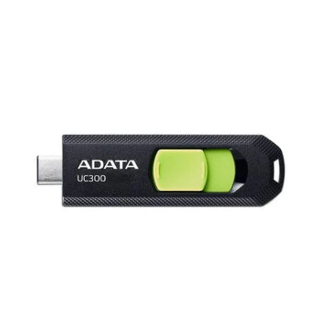 Memoria USB ADATA UC300 ACHO-UC300-128G-RBK/GN | 128GB | USB 3.2 | Tipo-C | Negro/Verde