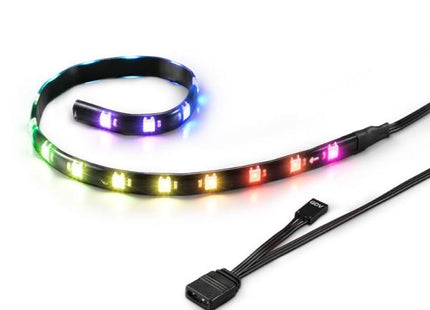 Cable Sharkoon de Luces Shark Blade RGB Strip | 40cm | Iluminación RGB Personalizable | Efectos de Luz | Adhesivo