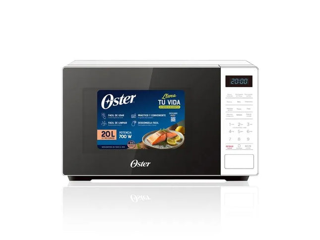 Oster Microondas 20L 700W Blanco, OGGME2701