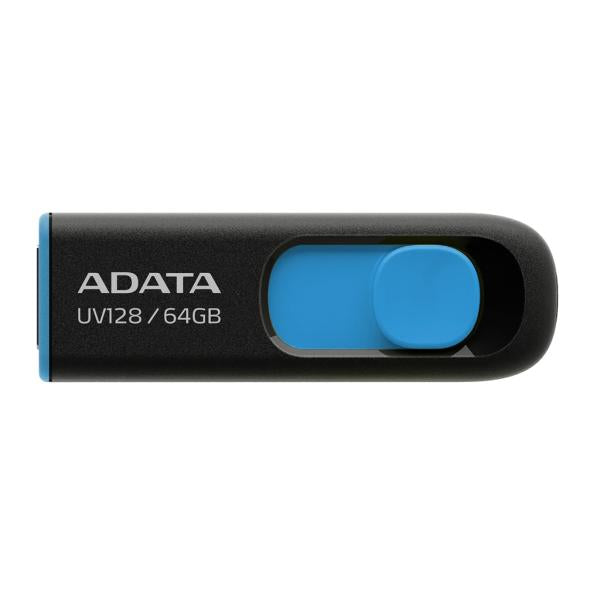 Memoria USB ADATA UV128 | 64GB | USB 3.0 | Black+Blue