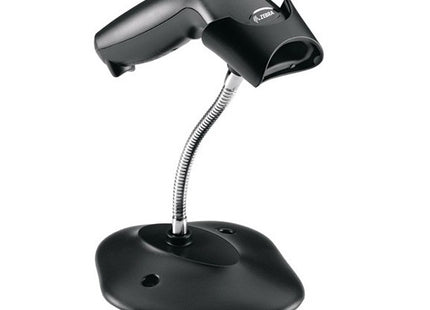 Lector código barras Zebra LS1203 vista frontal con cable USB