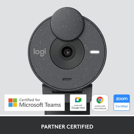 Cámara Web Logitech Brio 305 Graphite | Full HD 1080p | Micrófono con Reducción de Ruido | USB-C