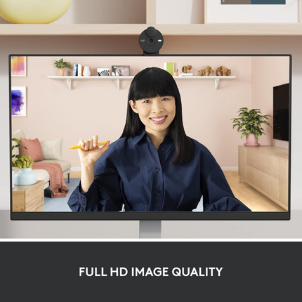 Cámara Web Logitech Brio 305 Graphite | Full HD 1080p | Micrófono con Reducción de Ruido | USB-C